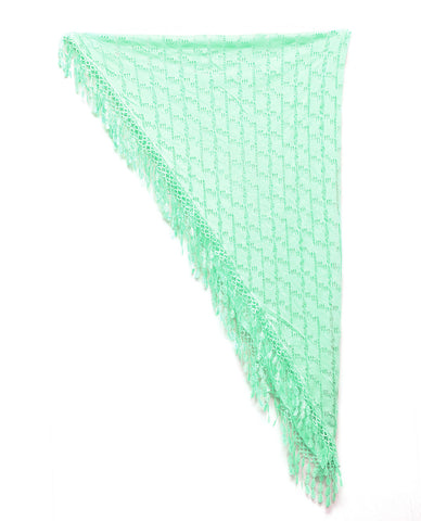 Nyfashion101 NYFASHION101® Lightweight Lace Fringe Tassel Open Hole Triangle Shawl Scarf