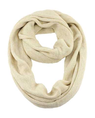 Nyfashion101 NYfashion101 Soft Warm Acrylic Infinity Scarf W/ Glittered Accent