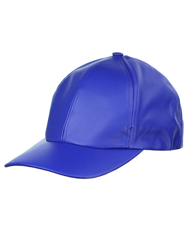 nyfashion101 NYFASHION101 Unisex Soft PU Leather Precurved Baseball Cap