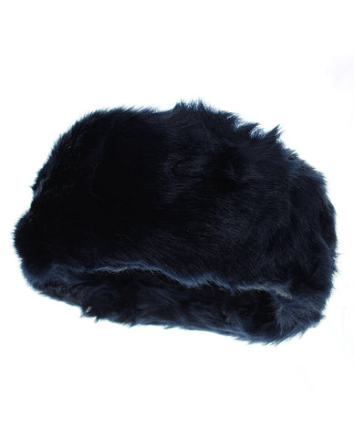 nyfashion101 NYfashion101 Women's Inner Fleece Lined Faux Fur Ear Warmer Winter Headband - Navy
