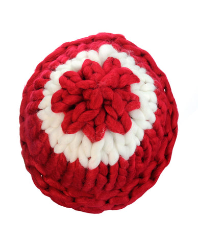 Nyfashion101 Two Tone Single Strip Handmade Big Loop Helsinski Hat Beanie