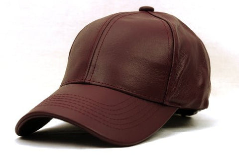 Nyfashion101 Unisex Adjustable Genuine Leather Baseball Cap Hat