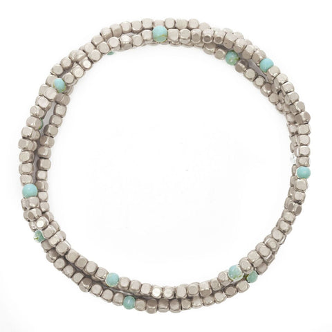 Nyfashion101 Women's 3 Piece Simple Bead Stretch Bracelet