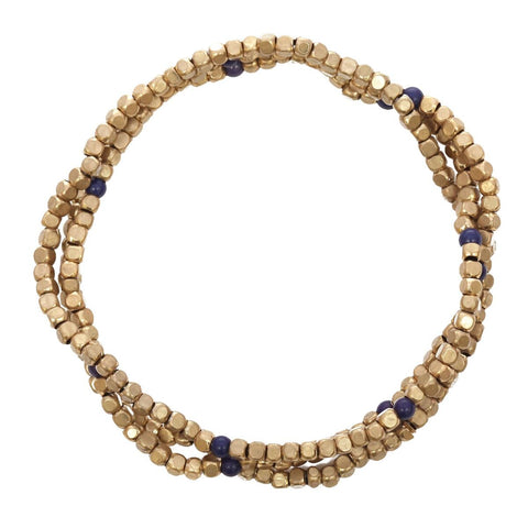 nyfashion101 Women's 3 Piece Simple Bead Stretch Bracelet nyfashion101 Women's 3 Piece Simple Bead Stretch Bracelet