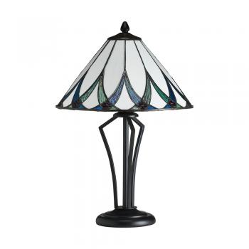 Oaks Lighting Allanton Tiffany Style Table Light