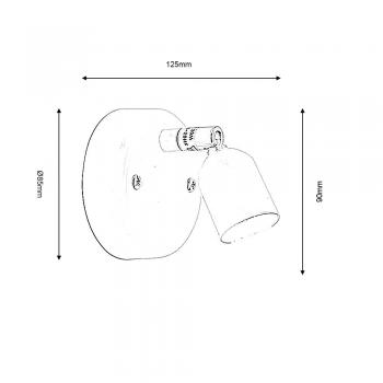 Oaks Lighting Bas Single