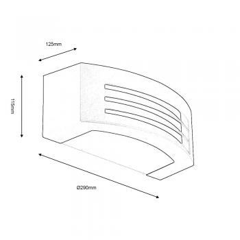Oaks Lighting Brick Light