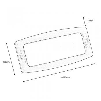 Oaks Lighting Brick Light