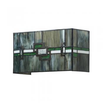 Oaks Lighting Edendale Tiffany Style Wall Light