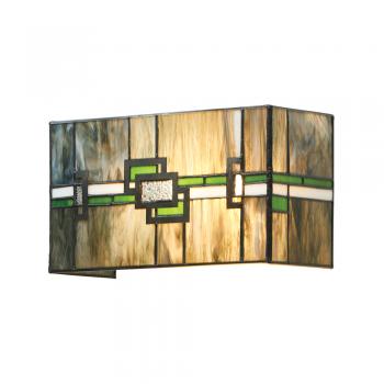 oaks lighting Edendale Tiffany Style Wall Light