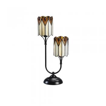 Oaks Lighting Fez Tiffany Table Lamp