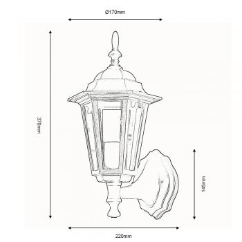 Oaks Lighting Haxby Up