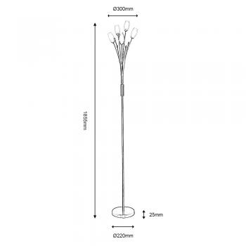 Oaks Lighting Pandora Floor Light