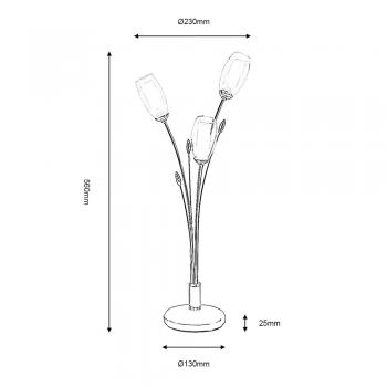 Oaks Lighting Pandora Table Light