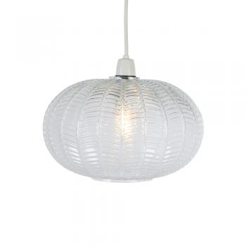 oaks lighting Riverwood Ribbed Glass Non Electric