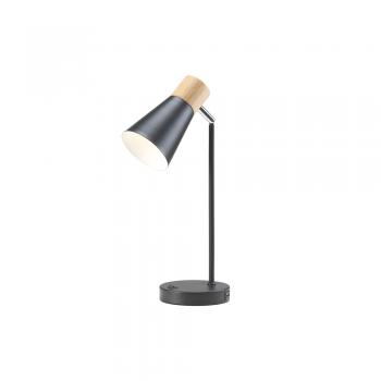 oaks lighting Sylva Table Lamp with USB