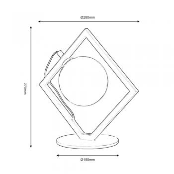 Oaks Lighting Tere Table Light