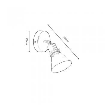Oaks Lighting Torne Single Spot Light