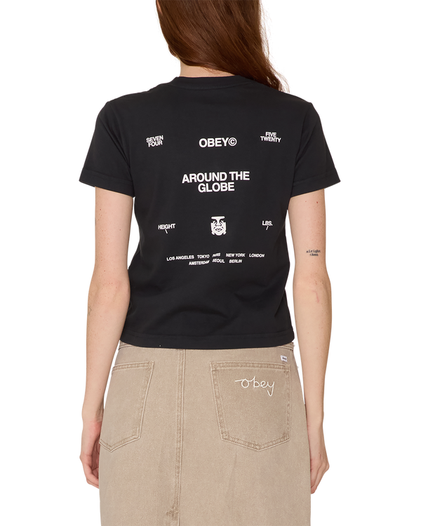 Obey AROUND THE GLOBE KAYLIN T-SHIRT