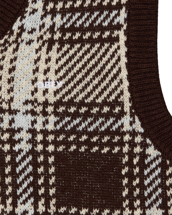 Obey AVON PLAID VEST