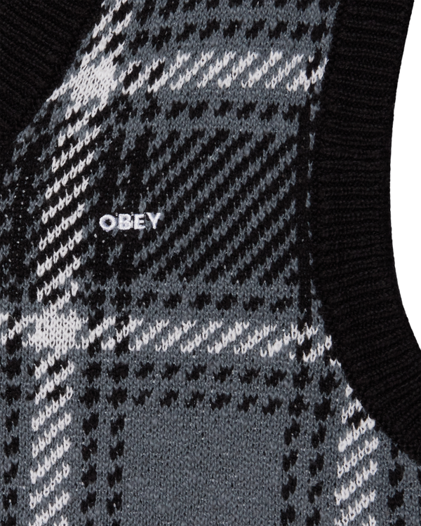 Obey AVON PLAID VEST