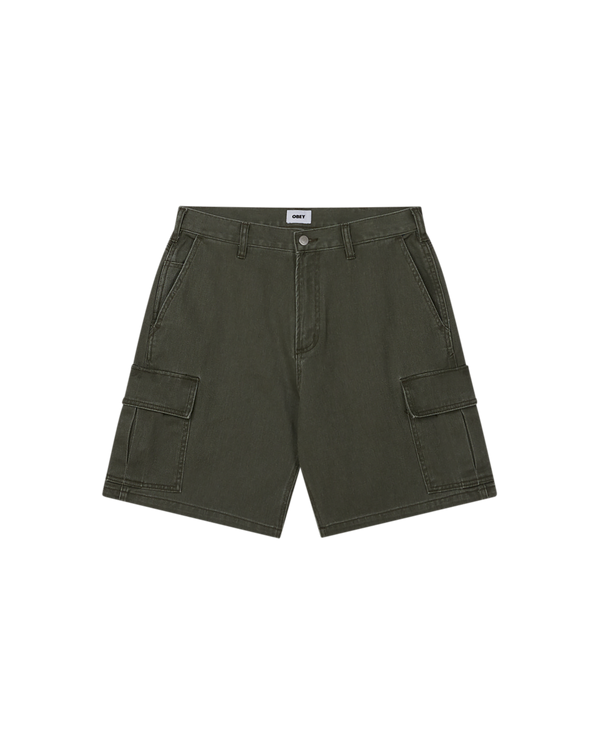 obey BIGWIG BAGGY DENIM CARGO SHORT