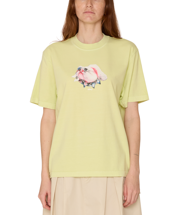 obey BULLDOG MAXINE PIGMENT T-SHIRT