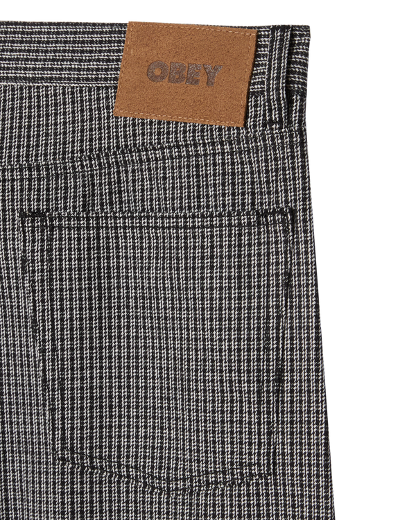 Obey CLASSIC BAGGY PLAID DENIM