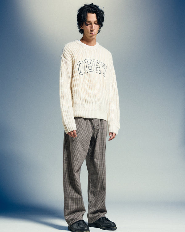 Obey CLASSIC BAGGY PLAID DENIM
