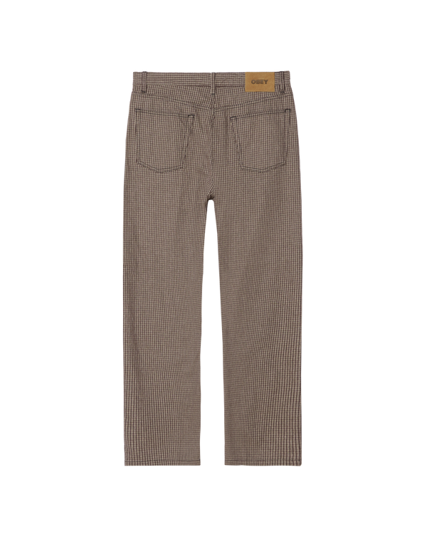 Obey CLASSIC BAGGY PLAID DENIM