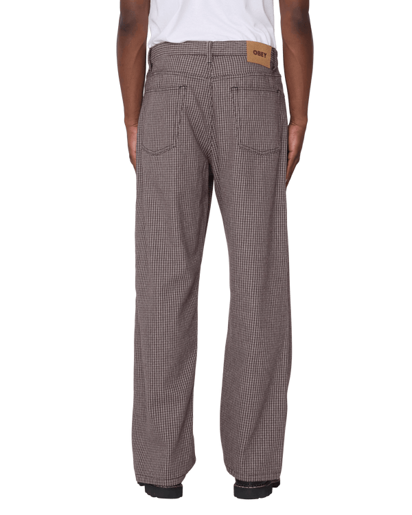 Obey CLASSIC BAGGY PLAID DENIM