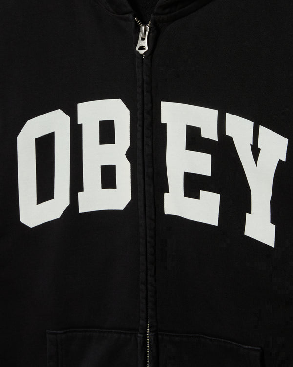 Obey CONTROL FADED ZIP HOOD