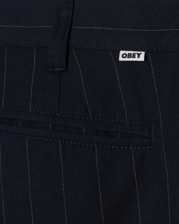 Obey DEAN STRIPE PLEATED PANT