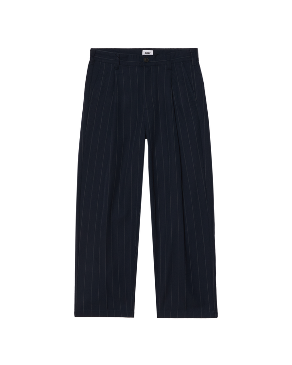 obey DEAN STRIPE PLEATED PANT
