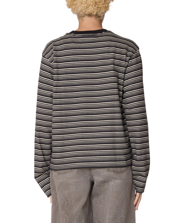 Obey DOROTHY STRIPE LS TOP