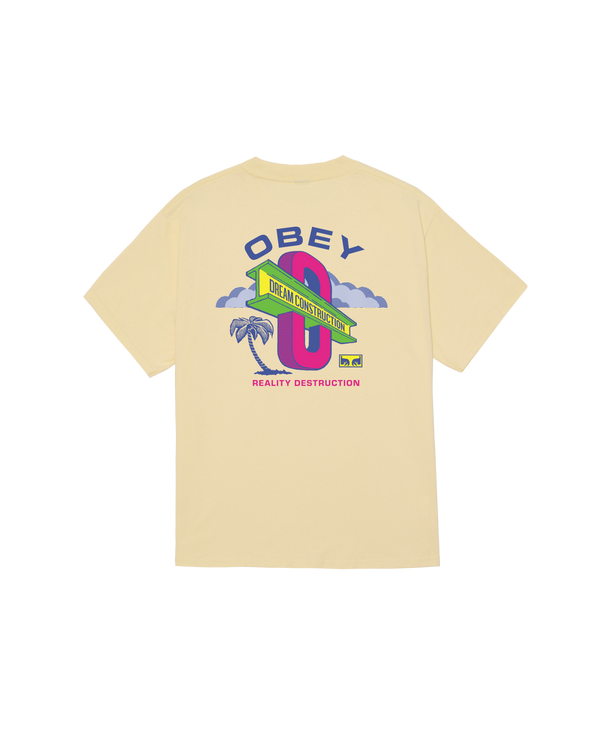 obey DREAM CONSTRUCTION CLASSIC T-SHIRT