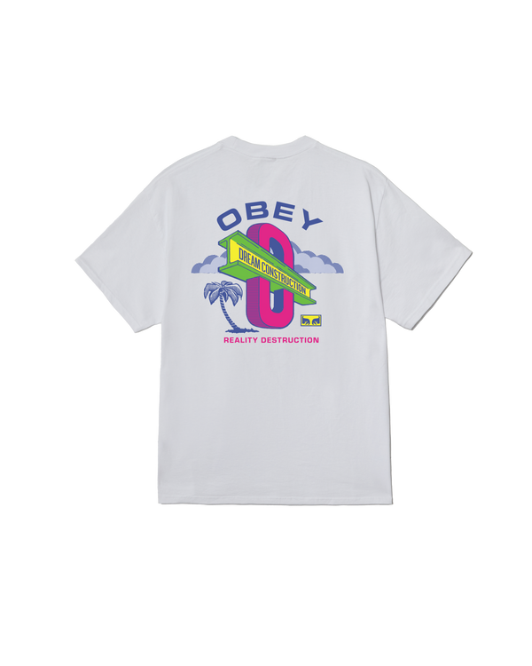 obey DREAM CONSTRUCTION CLASSIC T-SHIRT