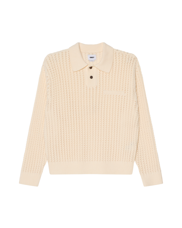 obey DUANE POLO SWEATER