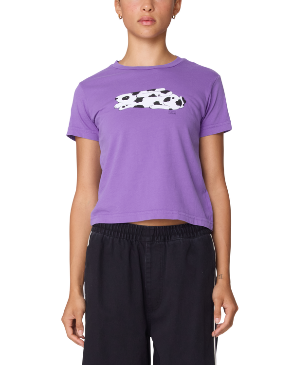 obey ENGLISH SPOT BUNNY KAIA T-SHIRT