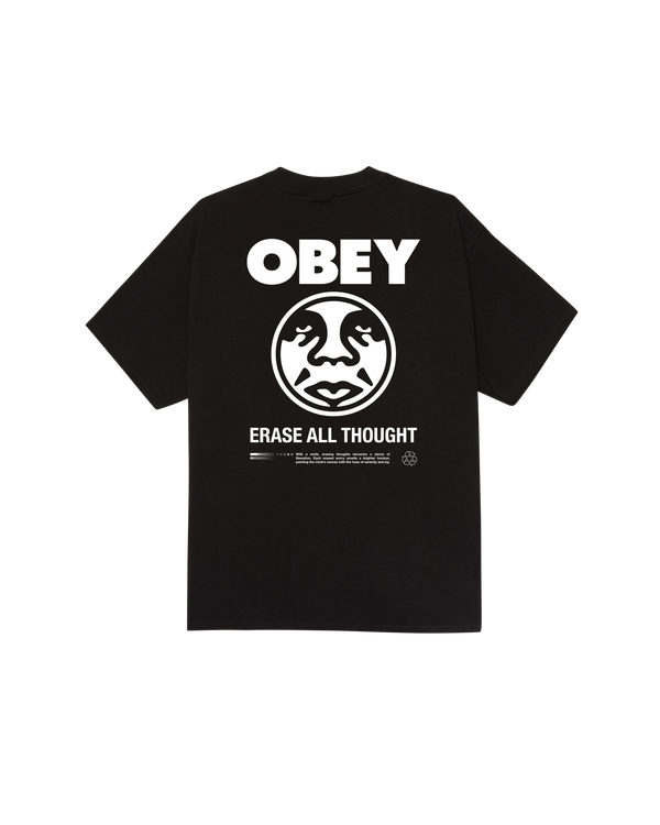 obey ERASE ALL THOUGHT CLASSIC T-SHIRT