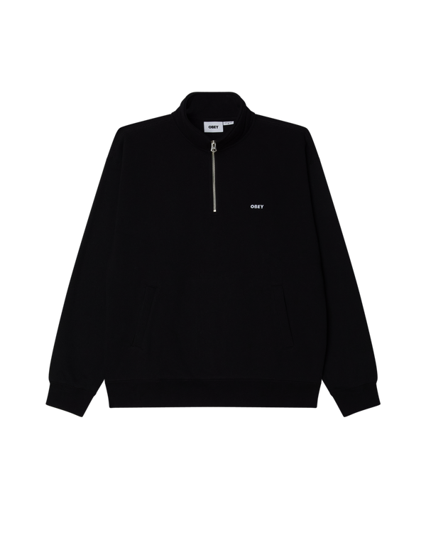 obey EST. WORKS BOLD MOCKNECK