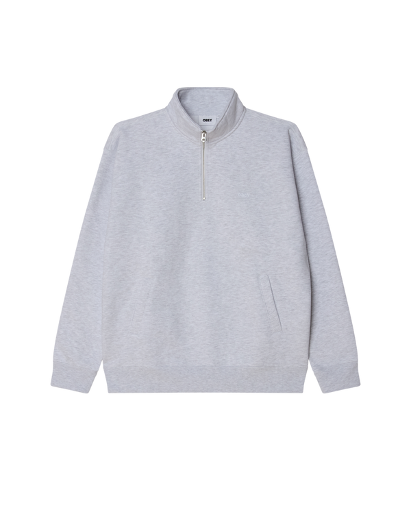 obey EST. WORKS BOLD MOCKNECK