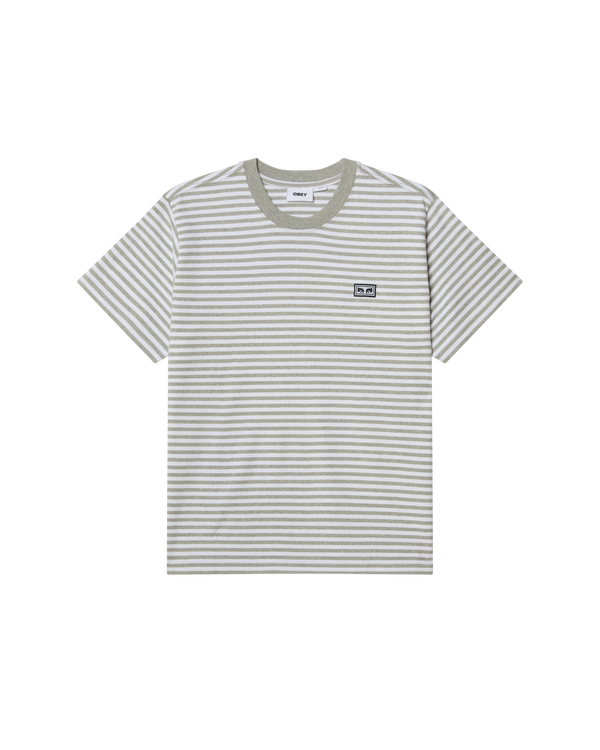 obey EST. WORKS EYES STRIPE T-SHIRT