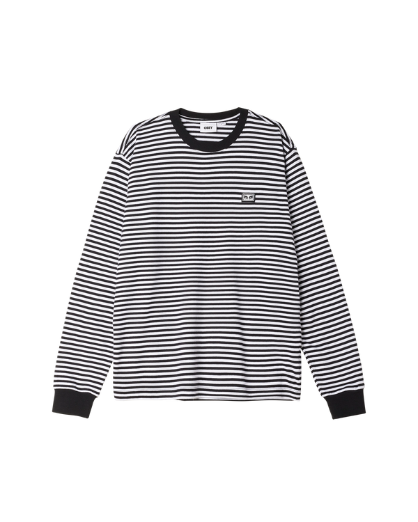 obey EST. WORKS LS STRIPE T-SHIRT