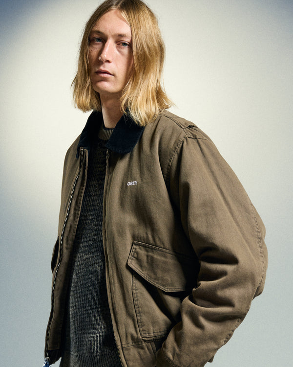 Obey FADE WASH CWU JACKET