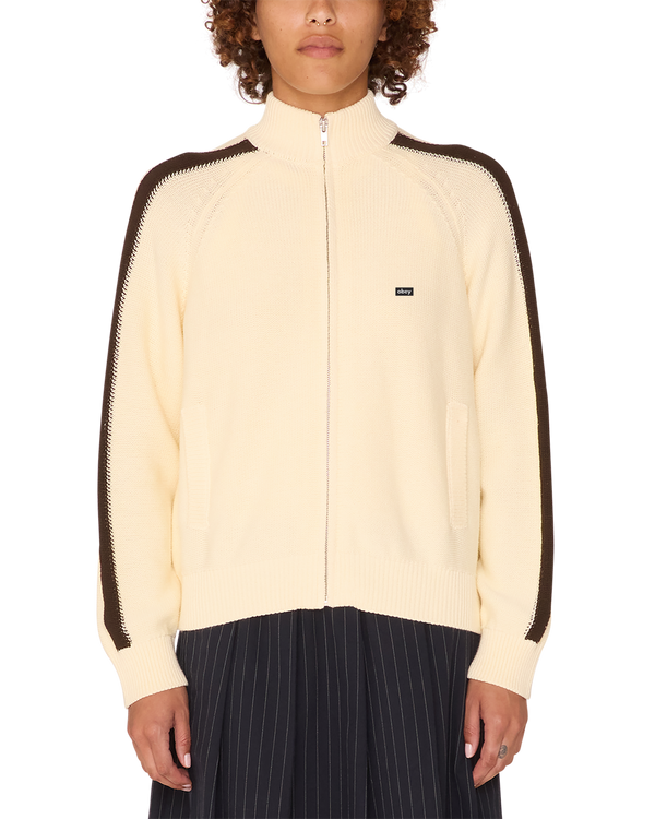 obey FRANKIE TRACK SWEATER