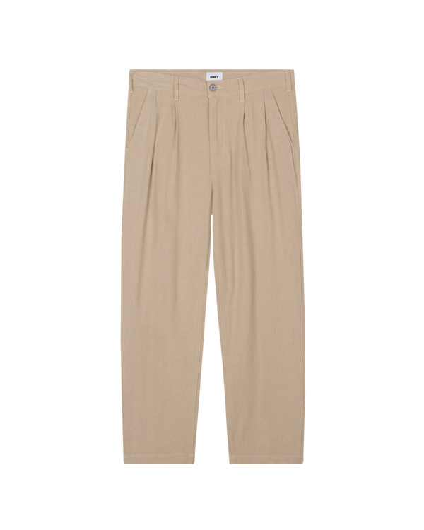 obey FUBAR LINEN PLEATED PANT