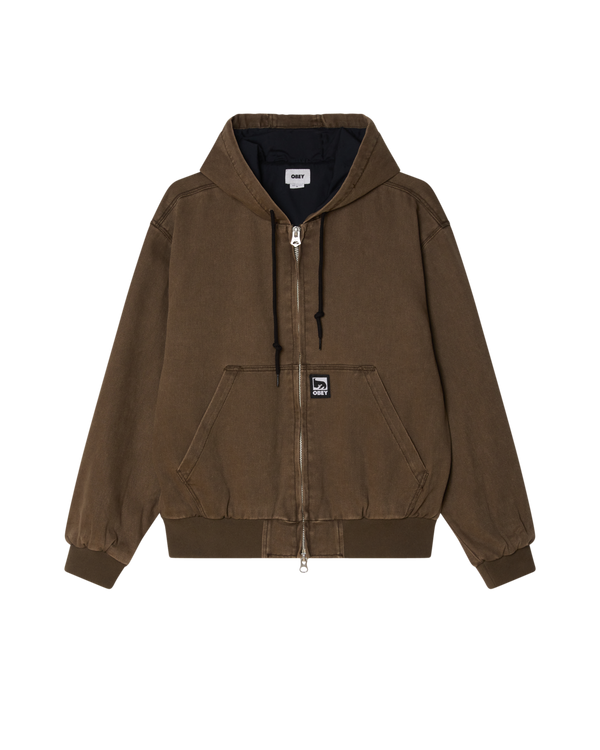 obey GLEN ZIP UP JACKET