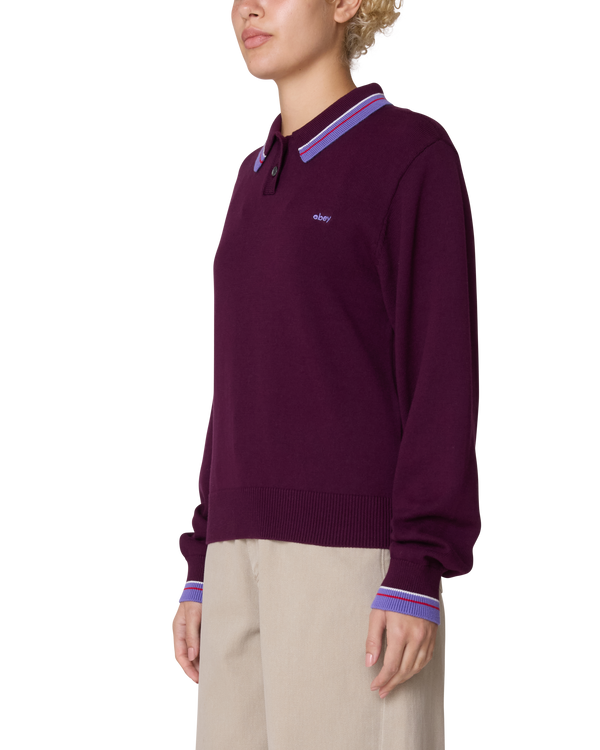 Obey GOALIE POLO SWEATER