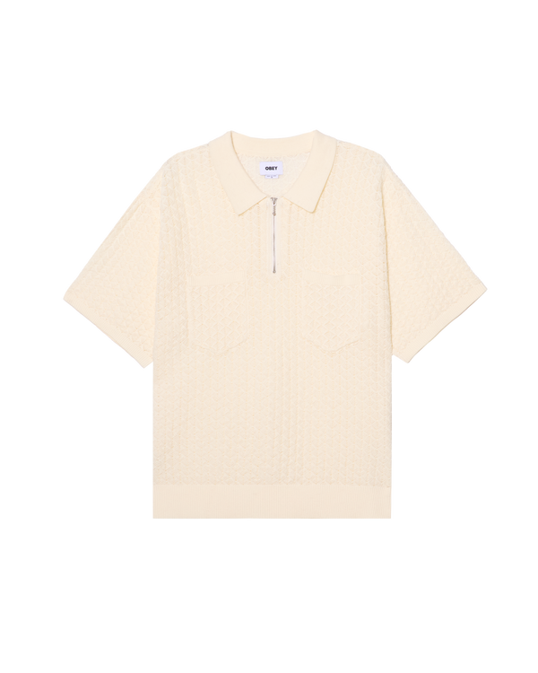 obey GRANT QUATER ZIP SHIRT